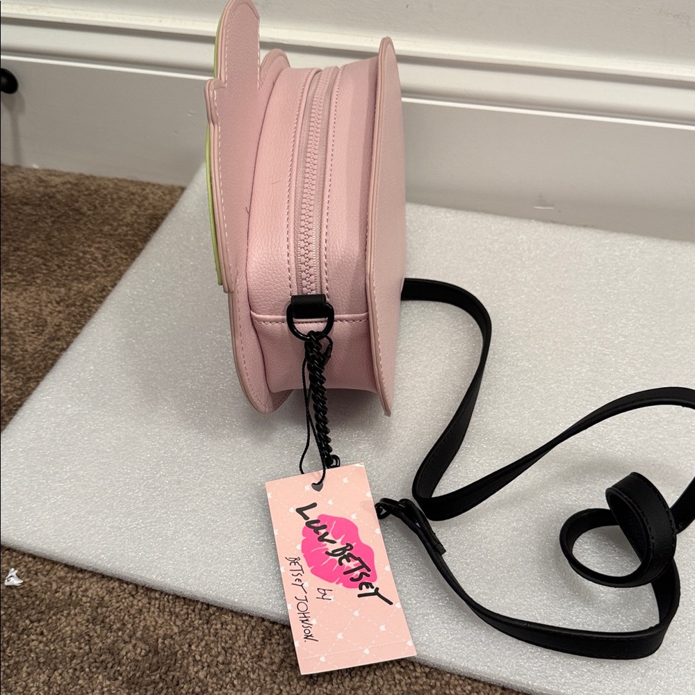 Betsey Johnson kitsch cherry crossbody bag purse NWT - Picture 4 of 5